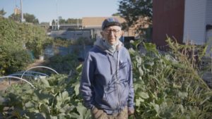 Above: Greg, community gardener at Imani Community Garden.